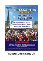 Brass in the park poster